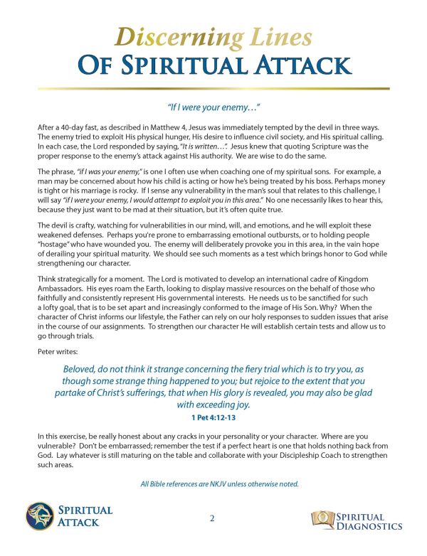 Discerning Lines of Spiritual Attack - Image 2